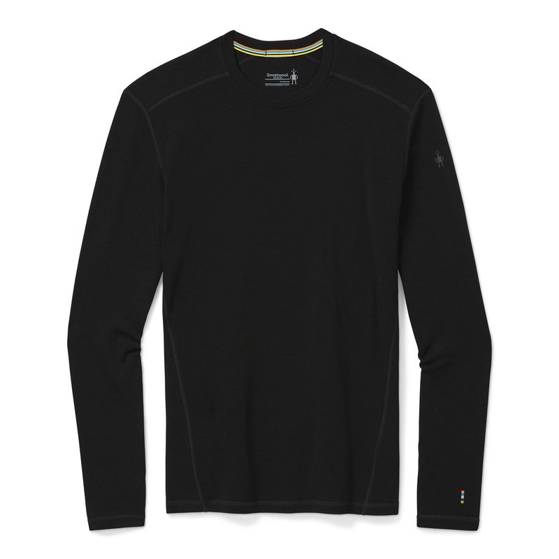 SmartWool طبقة أساسية حرارية كلاسيكية من سمارت وول للرجال، سوداء، صغيرة - Image 1